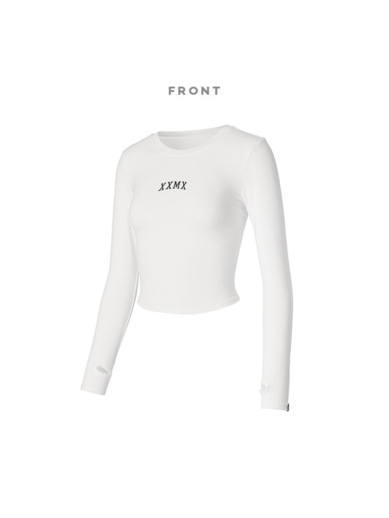 XT4368G コットンライク指穴付き長袖