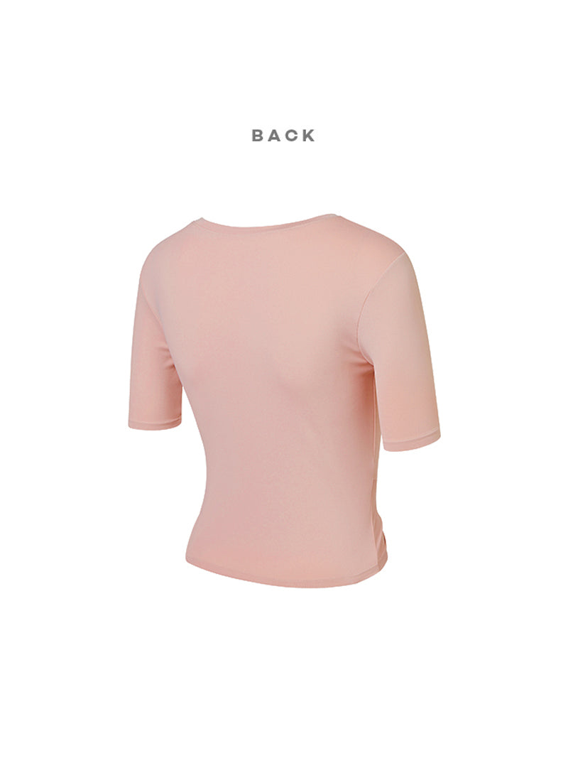 XT4316F フレッシュフェザーねじりクロップドトップ