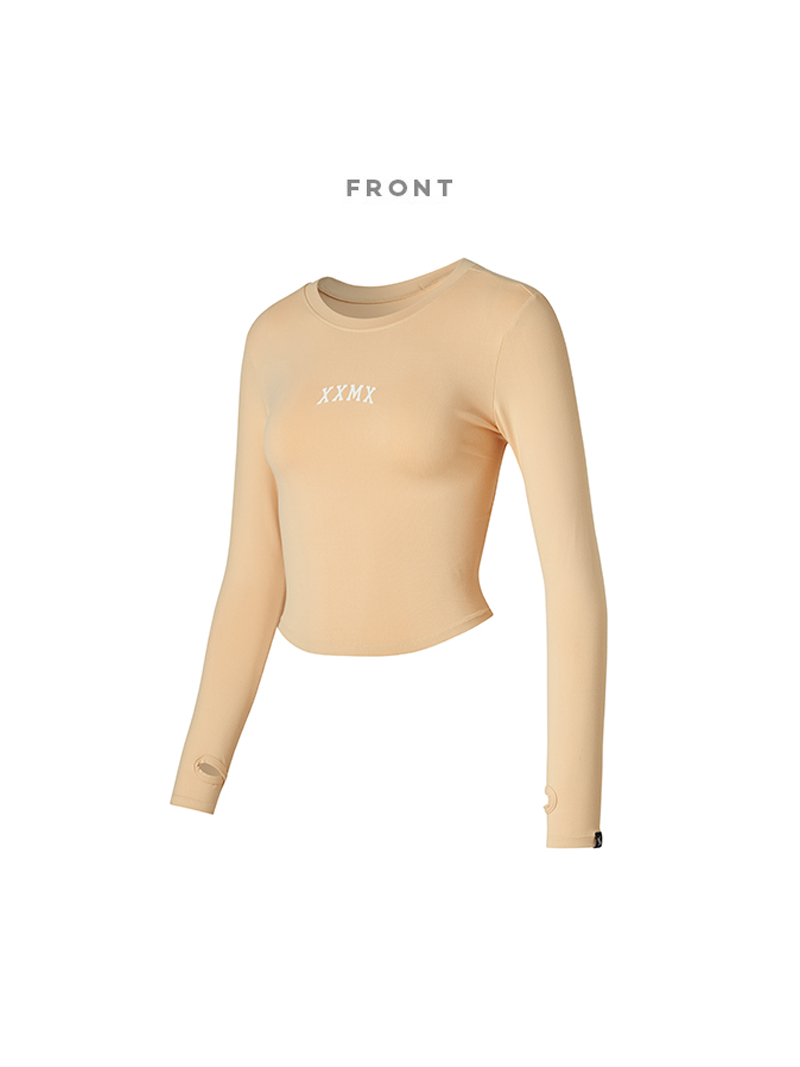 XT4368G コットンライク指穴付き長袖