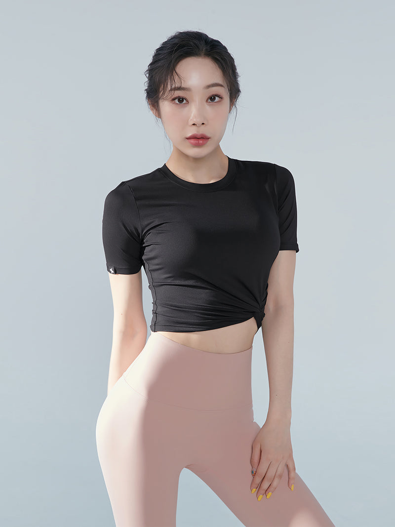 XT4316F フレッシュフェザーねじりクロップドトップ