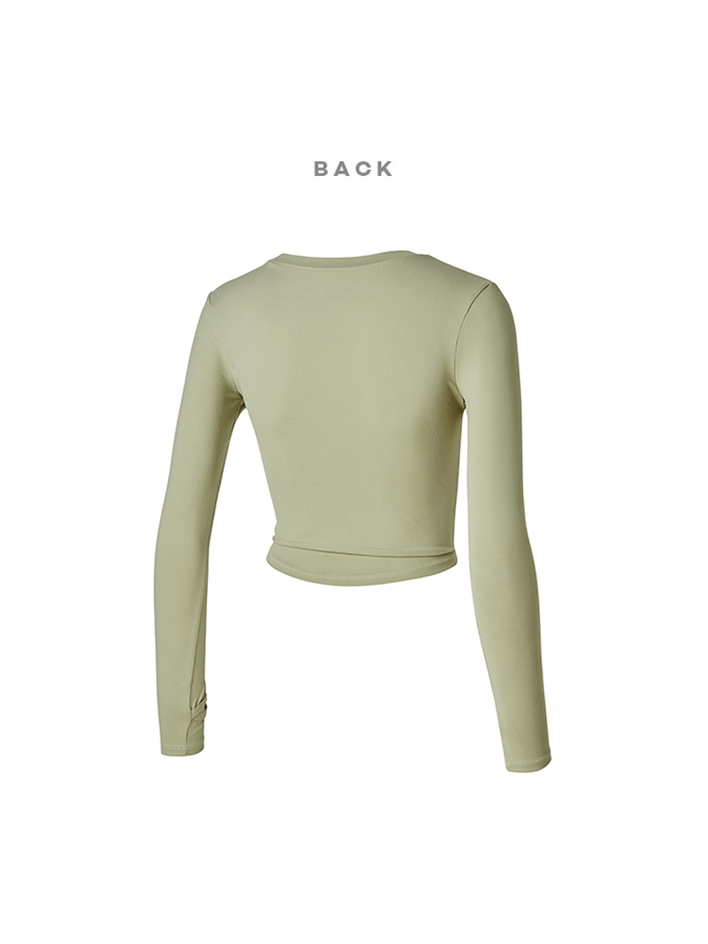 XT4368G コットンライク指穴付き長袖