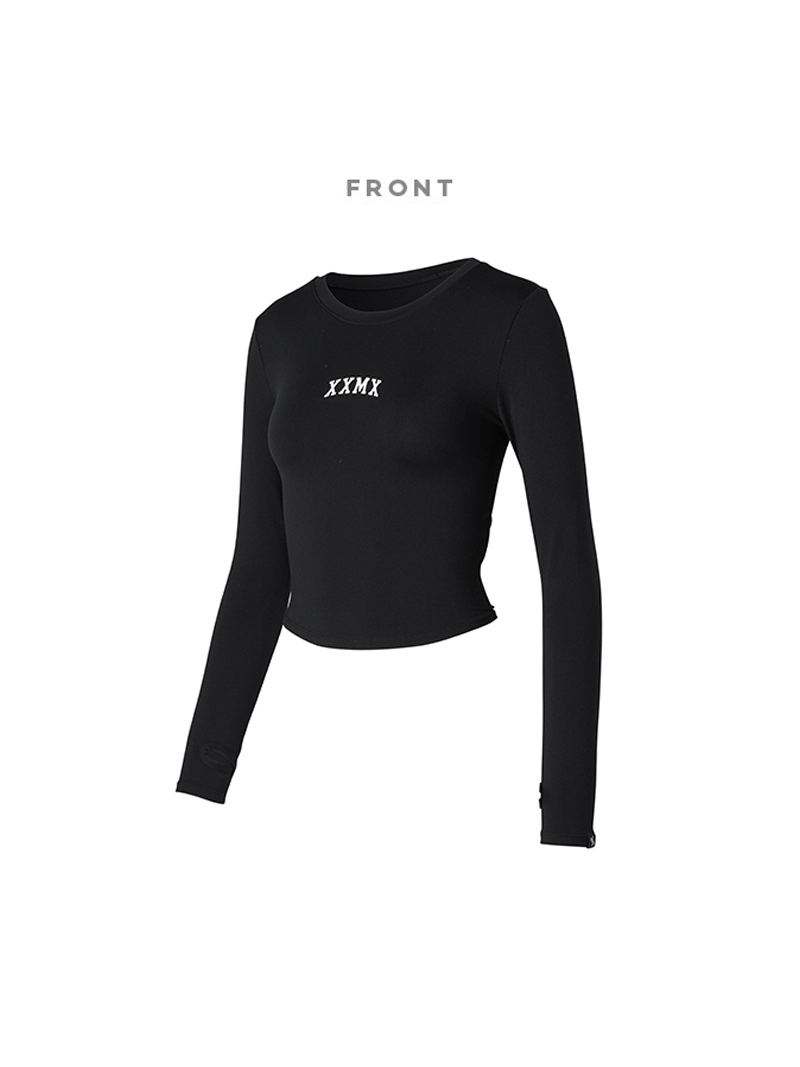 XT4368G コットンライク指穴付き長袖