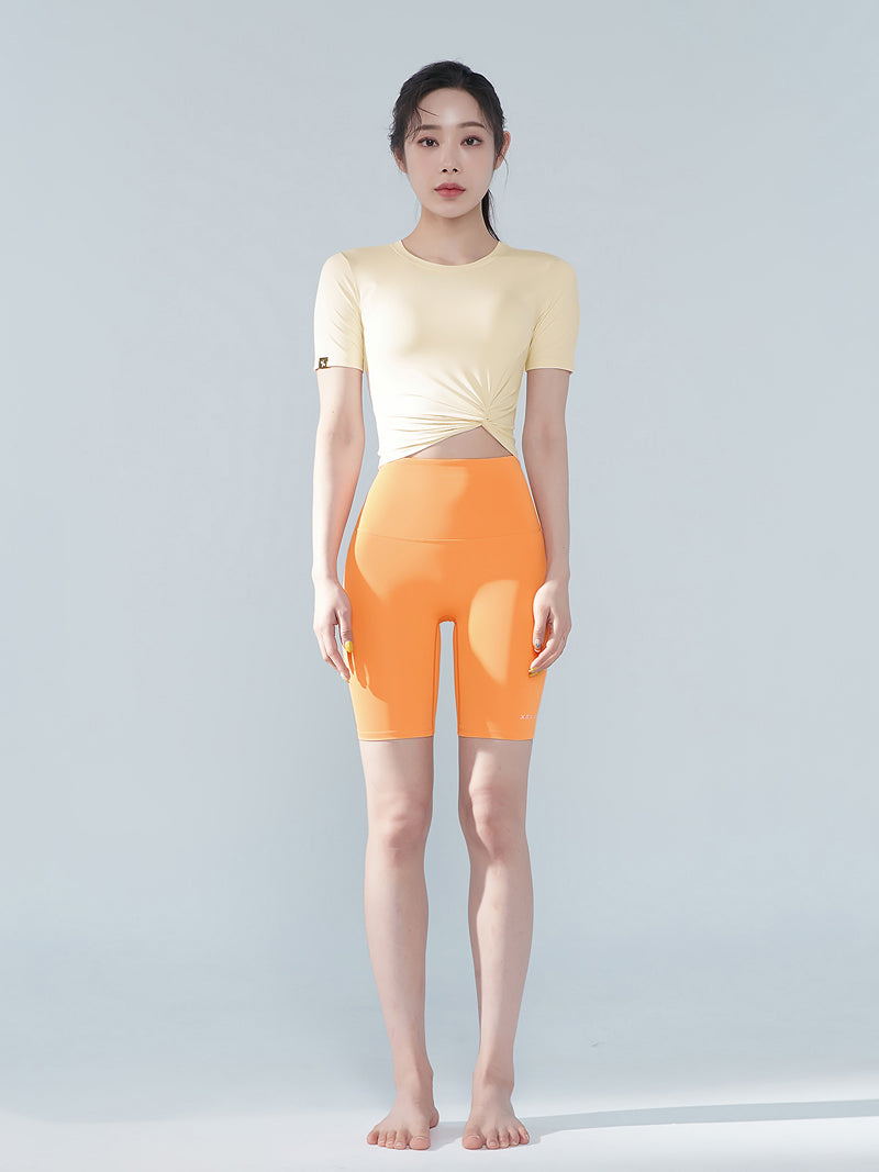 XT4316F フレッシュフェザーねじりクロップドトップ