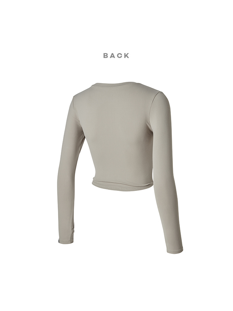 XT4368G コットンライク指穴付き長袖