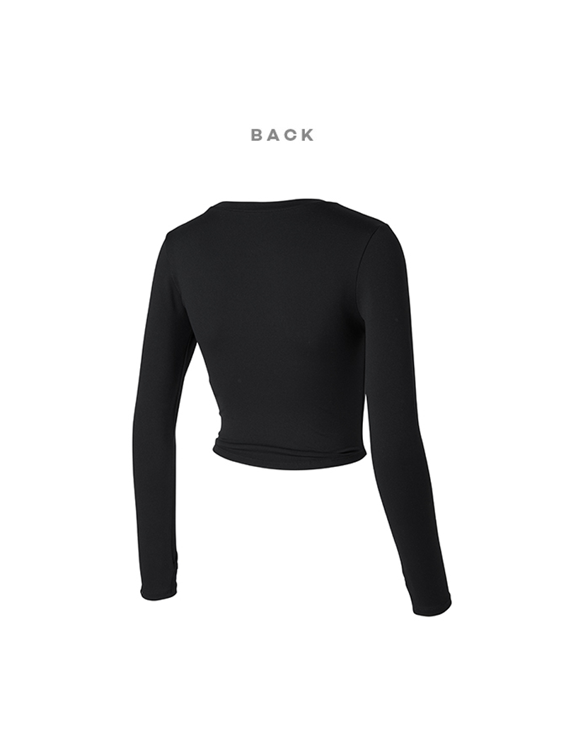 XT4368G コットンライク指穴付き長袖