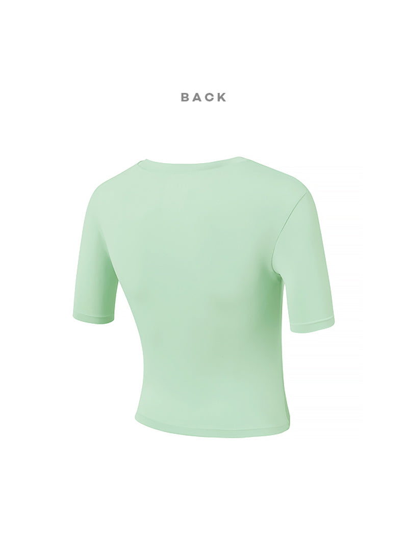 XT4316F フレッシュフェザーねじりクロップドトップ