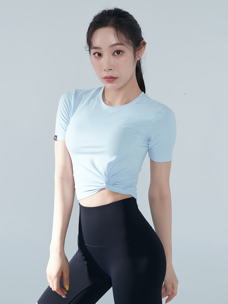 XT4316F フレッシュフェザーねじりクロップドトップ