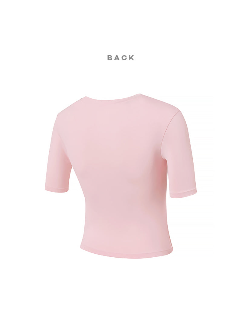 XT4316F フレッシュフェザーねじりクロップドトップ