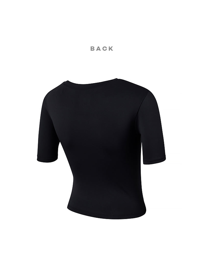 XT4316F フレッシュフェザーねじりクロップドトップ