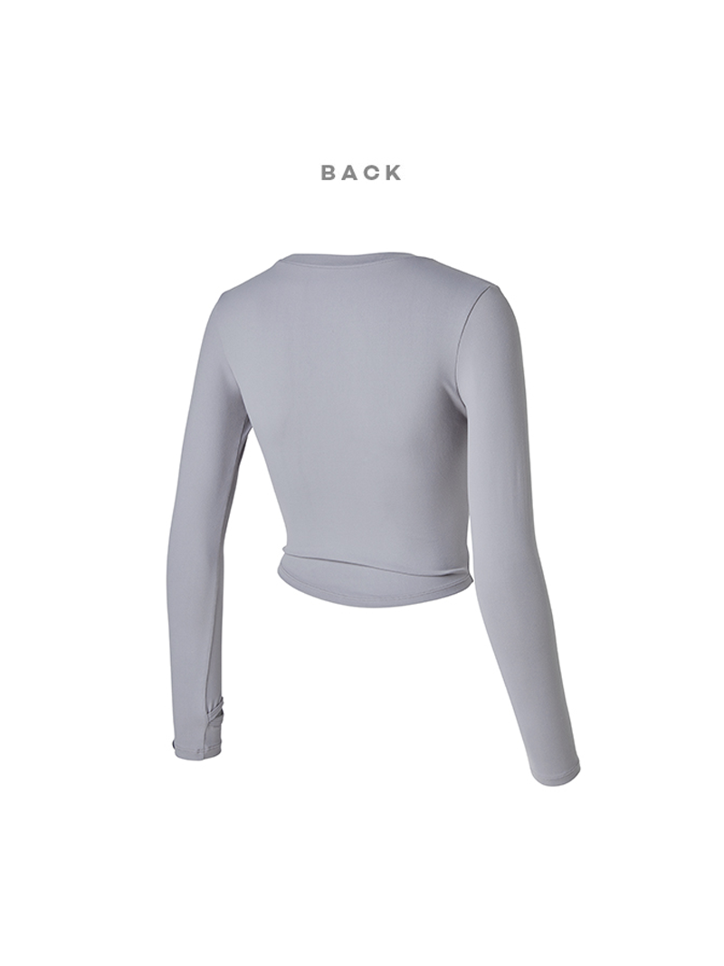 XT4368G コットンライク指穴付き長袖