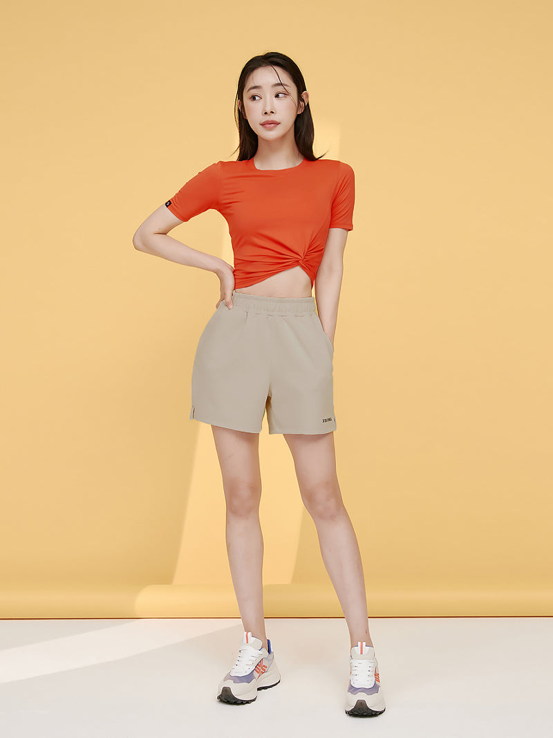 XT4316F フレッシュフェザーねじりクロップドトップ