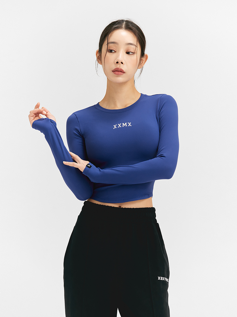 XT4368G コットンライク指穴付き長袖