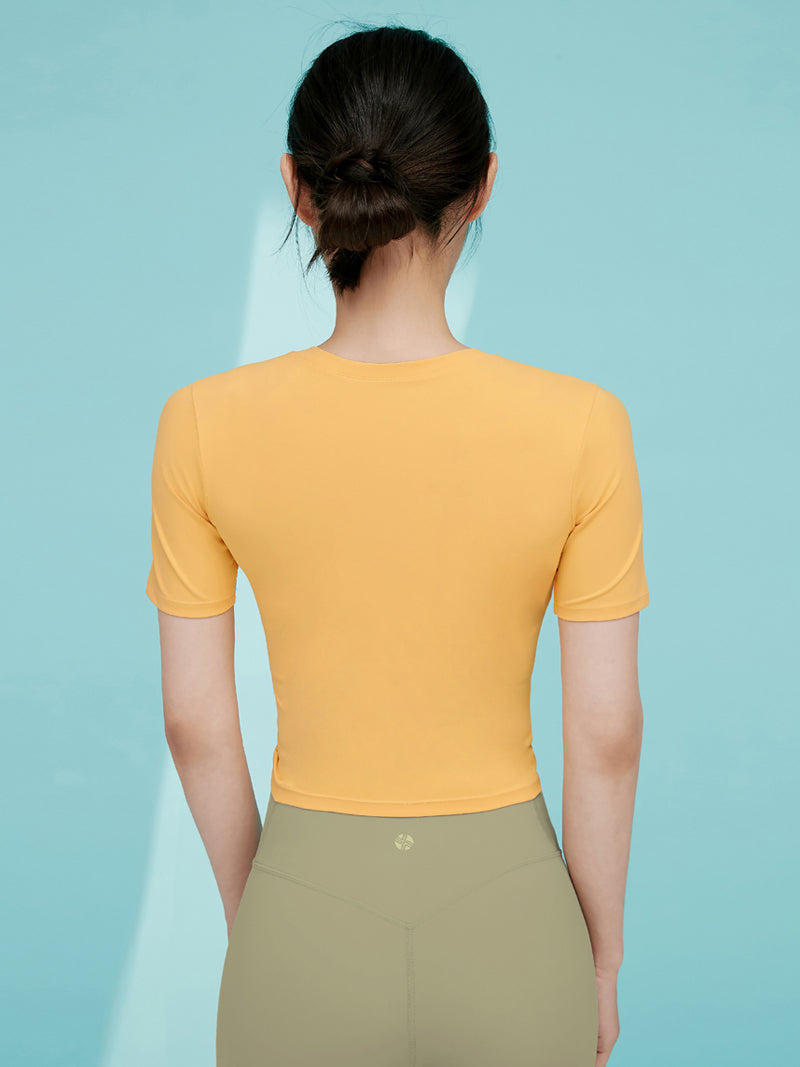 XT4316F フレッシュフェザーねじりクロップドトップ