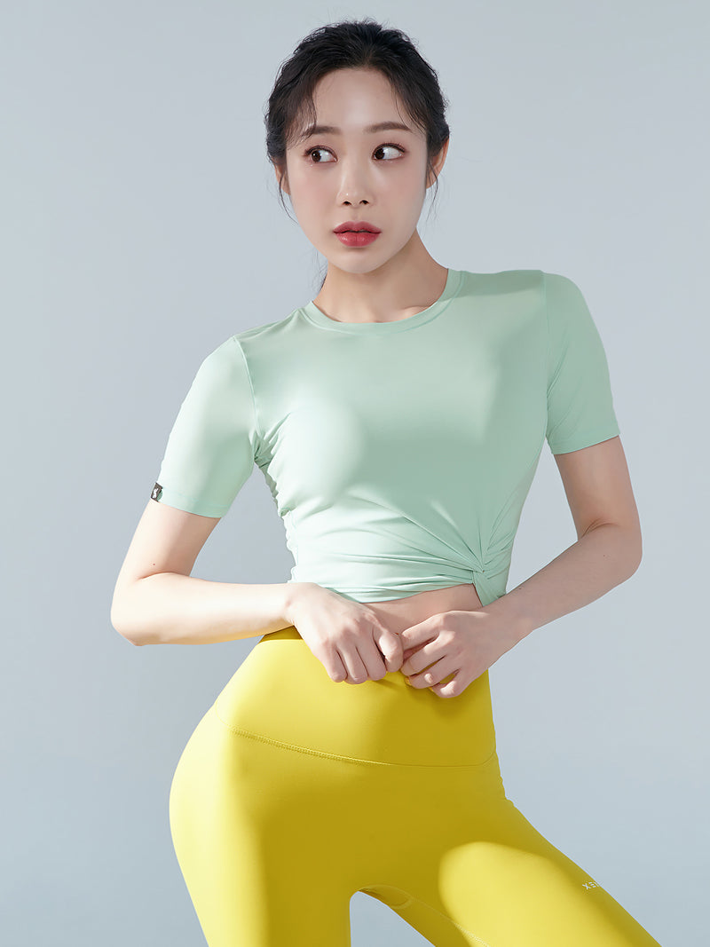 XT4316F フレッシュフェザーねじりクロップドトップ