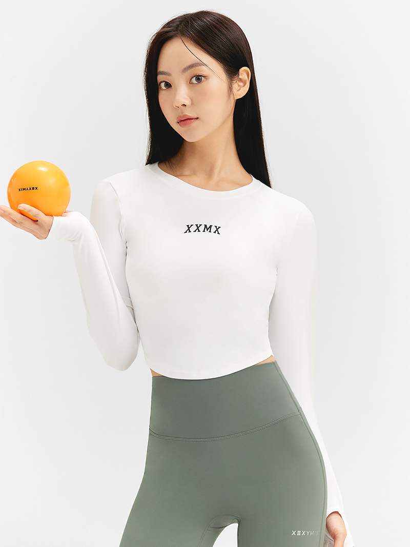 XT4368G コットンライク指穴付き長袖