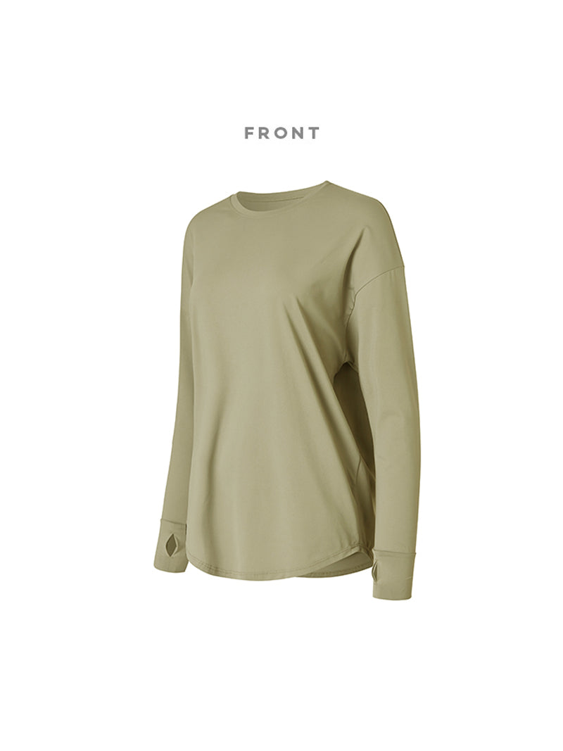 XA5368G ICE FEATHER ルーズフィット 長袖カットソー