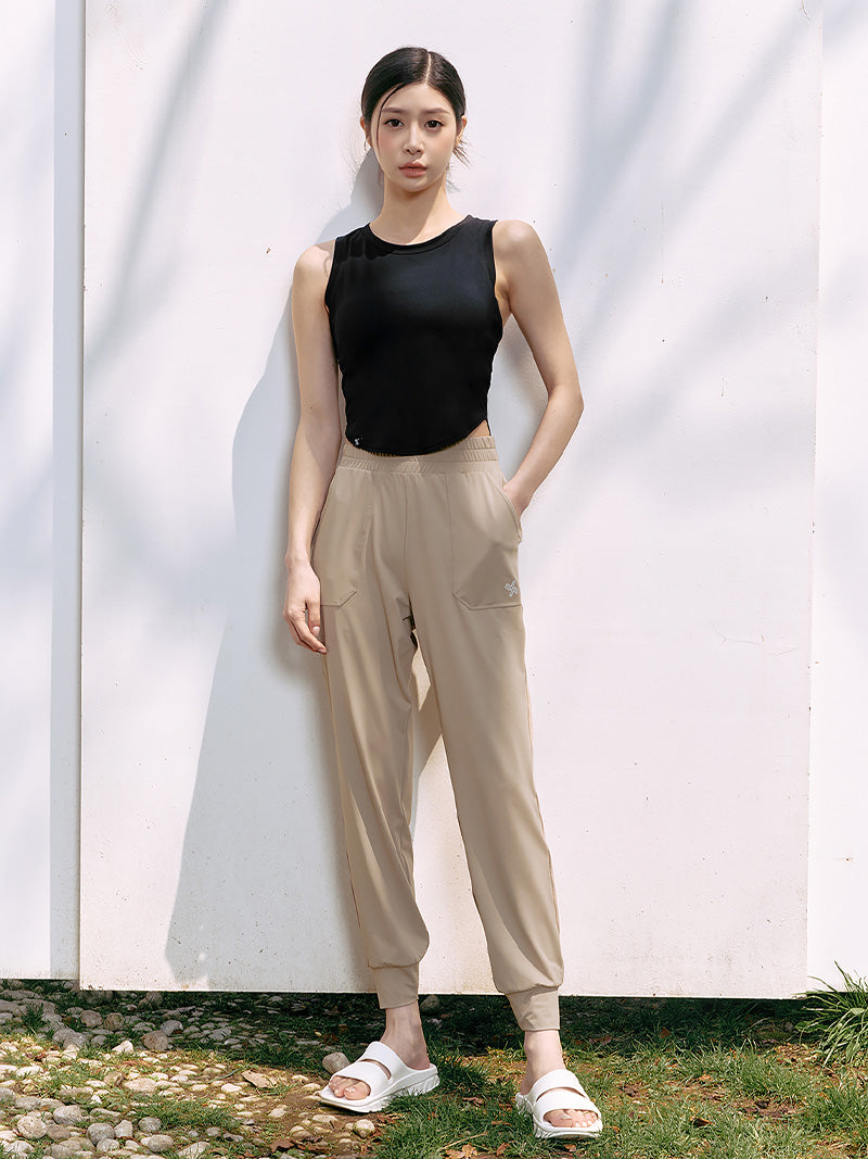 XP9208G ミディアムフェザー 吸汗速乾 ジョガーパンツ