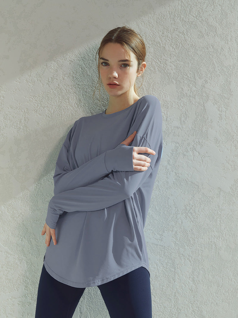 XA5368G ICE FEATHER ルーズフィット 長袖カットソー