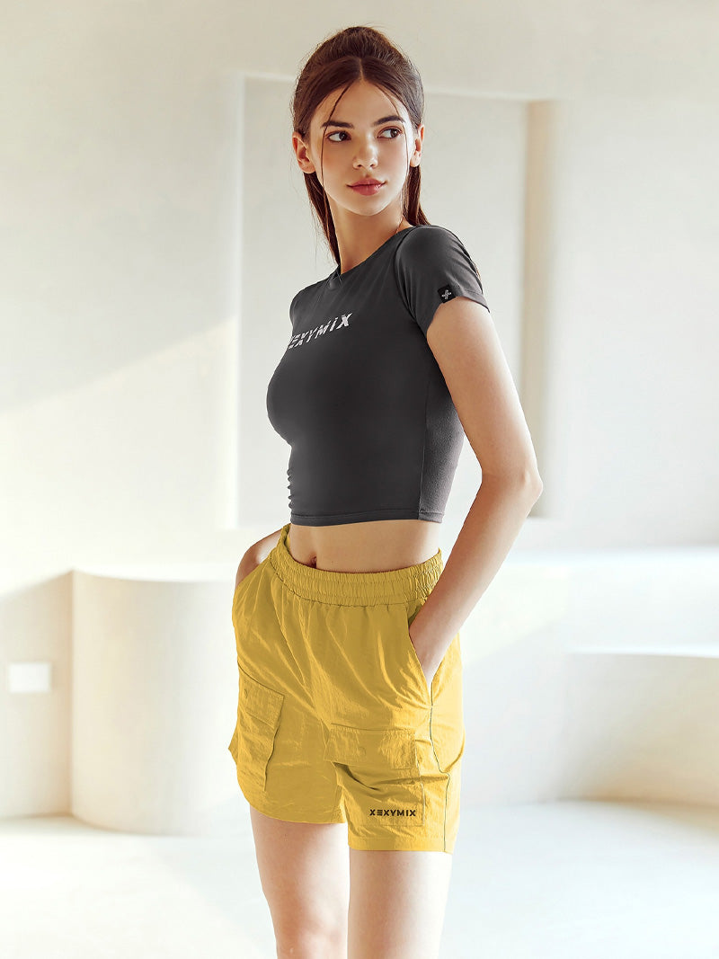 XA5203T クロップド丈 半袖