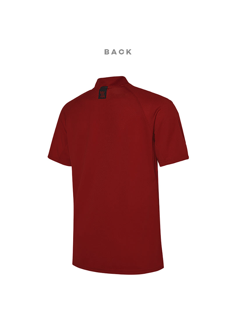 GT2164G モックネックテクニカル半袖