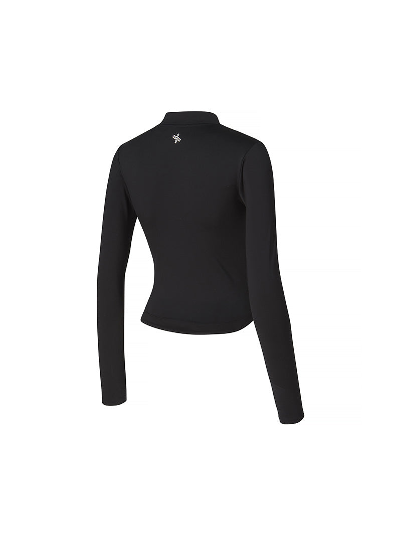 WJ0116G BLACK LABEL シグネチャーライフ クロップド丈 ジップアップ