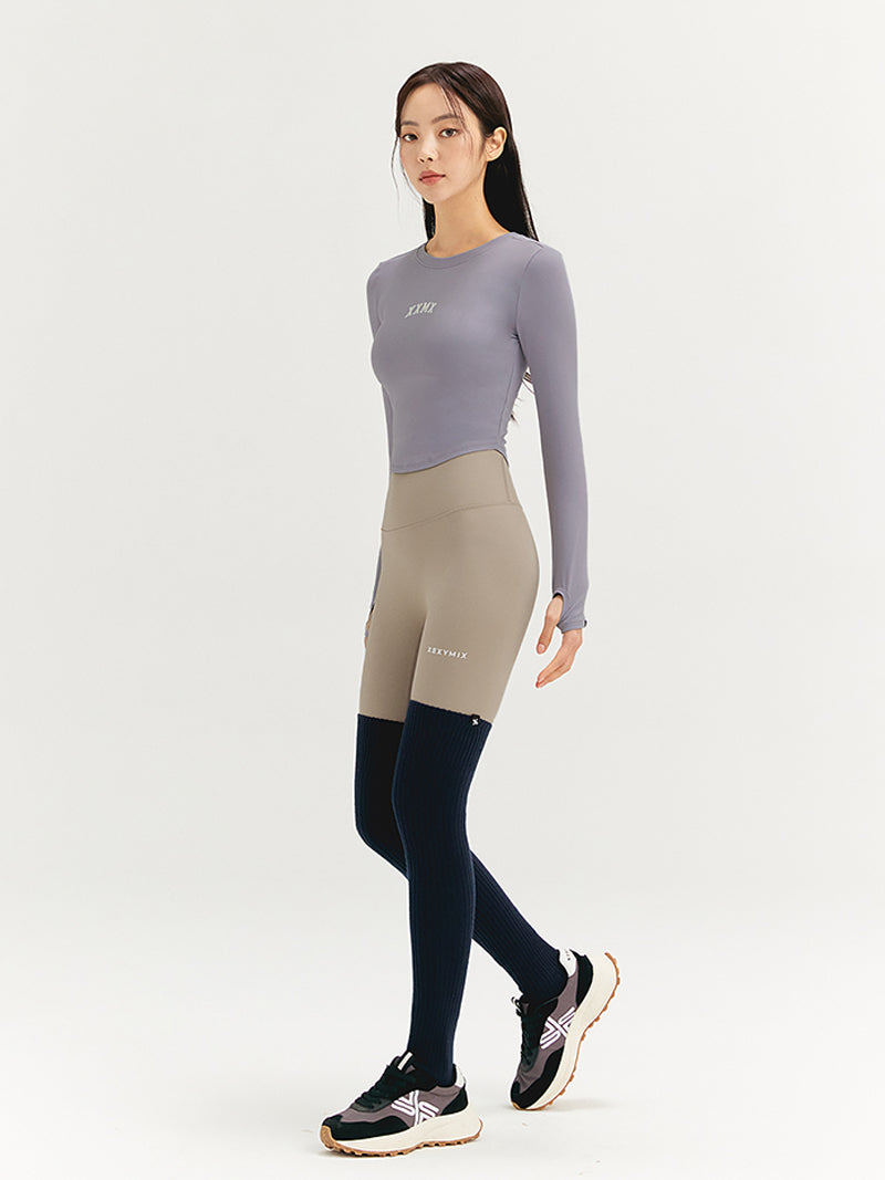 XT4368G コットンライク指穴付き長袖