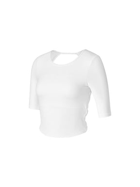 BLACK LABEL シグネチャー パワーライズ 背中開き 5分袖 ブラトップ