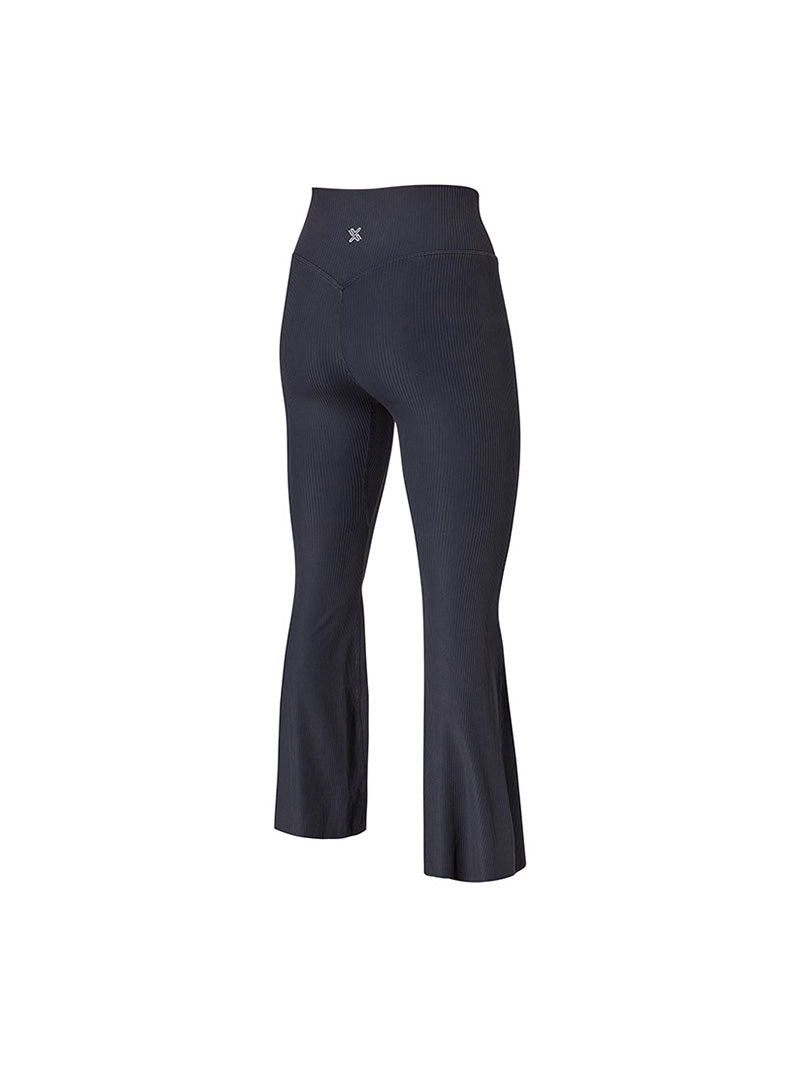 ウォッシュド リブ フレアレギンス (単品)