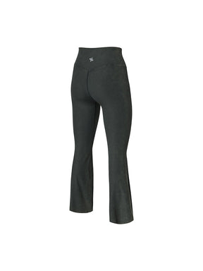 ウォッシュド リブ フレアレギンス (単品)