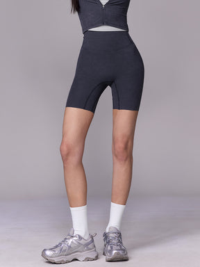 ウォッシュド リブ レギンス 3.5分丈 (単品)