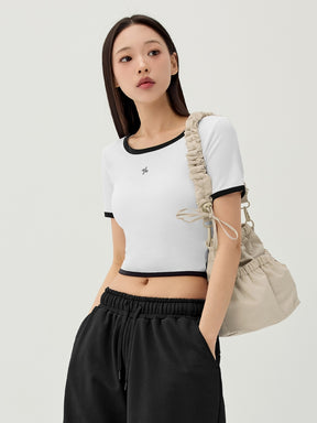 シャーリングストラップ バケットバッグ