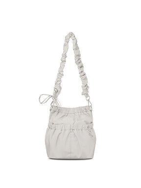 シャーリングストラップ バケットバッグ