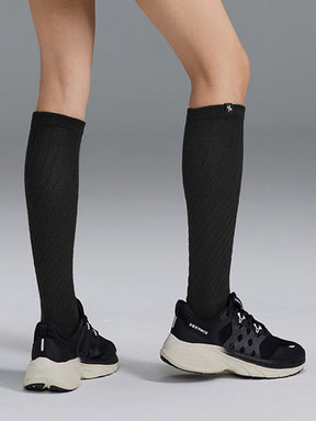 ツイスト リブ ニーソックス