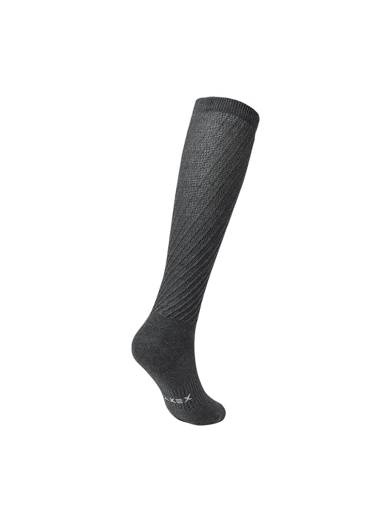 ツイスト リブ ニーソックス