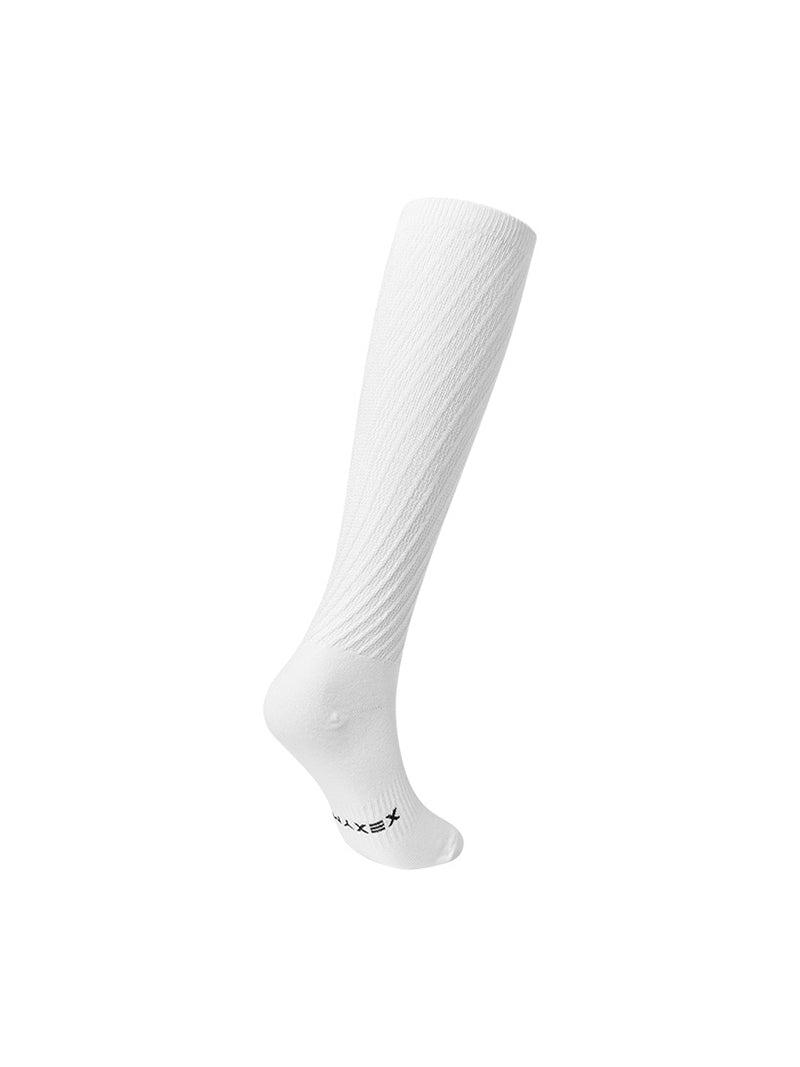 ツイスト リブ ニーソックス