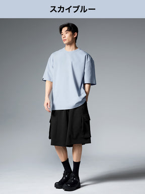 【MENS SET】クールリスト 接触冷感・UVカット 半袖 & ショートパンツ