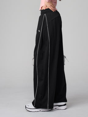 パイピングライン バルーン ワイドパンツ (単品)