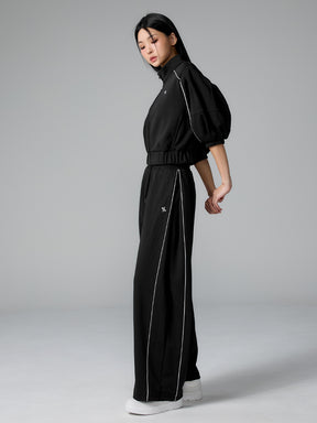 パイピングライン バルーン ワイドパンツ (単品)