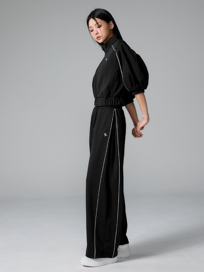 パイピングライン バルーン ワイドパンツ (単品)