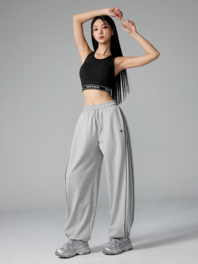 パイピングライン バルーン ワイドパンツ (単品)