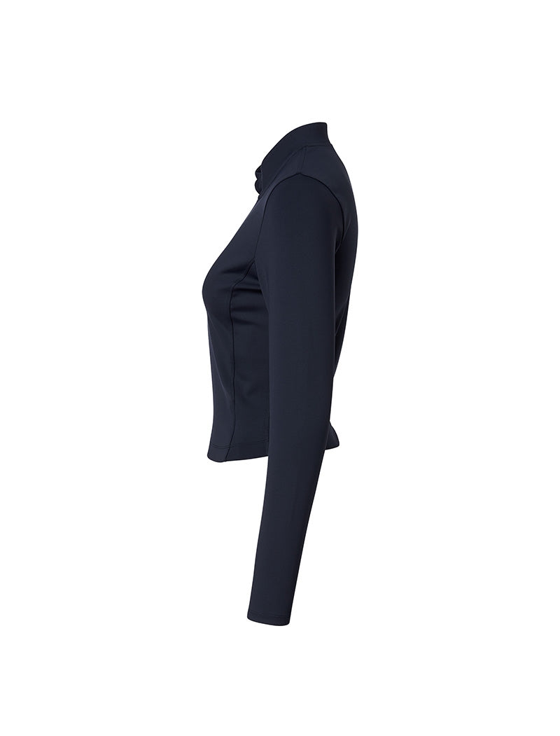 WJ0116G BLACK LABEL シグネチャーライフ クロップド丈 ジップアップ