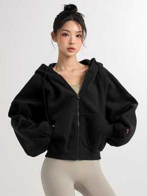 【裏起毛】XA5127N ナッピングフード付きジップアップ