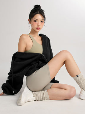 【裏起毛】XA5127N ナッピングフード付きジップアップ