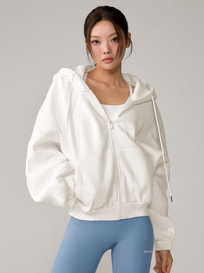 【裏起毛】XA5127N ナッピングフード付きジップアップ