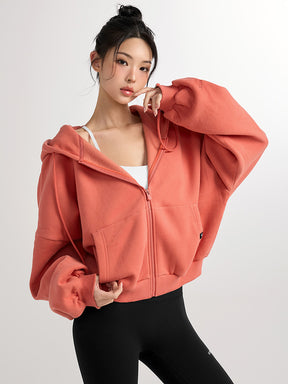 【裏起毛】XA5127N ナッピングフード付きジップアップ