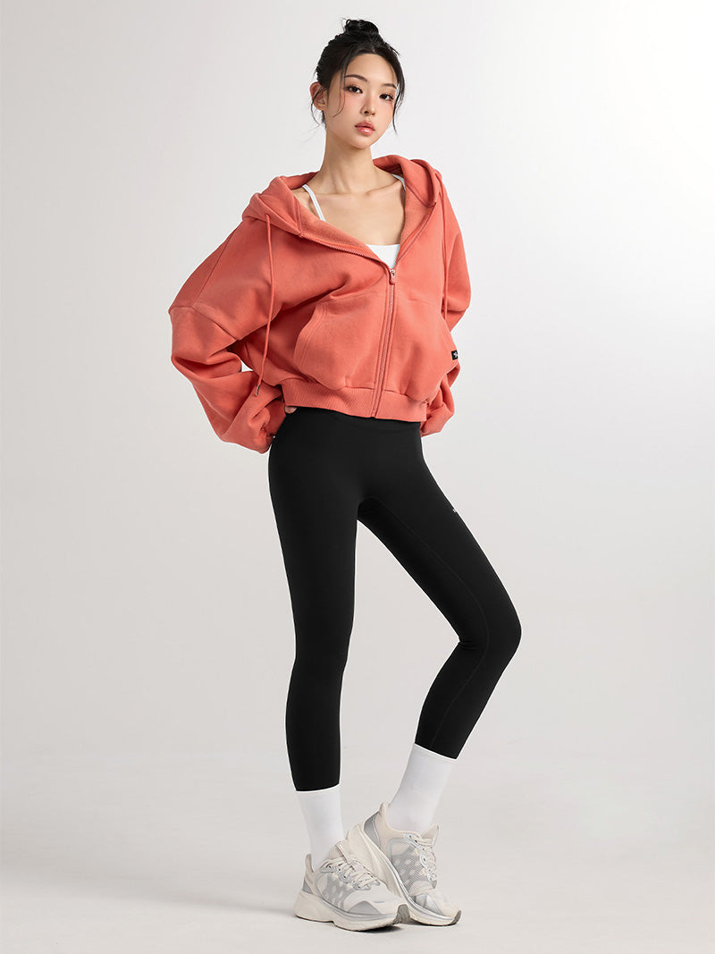 【裏起毛】XA5127N ナッピングフード付きジップアップ