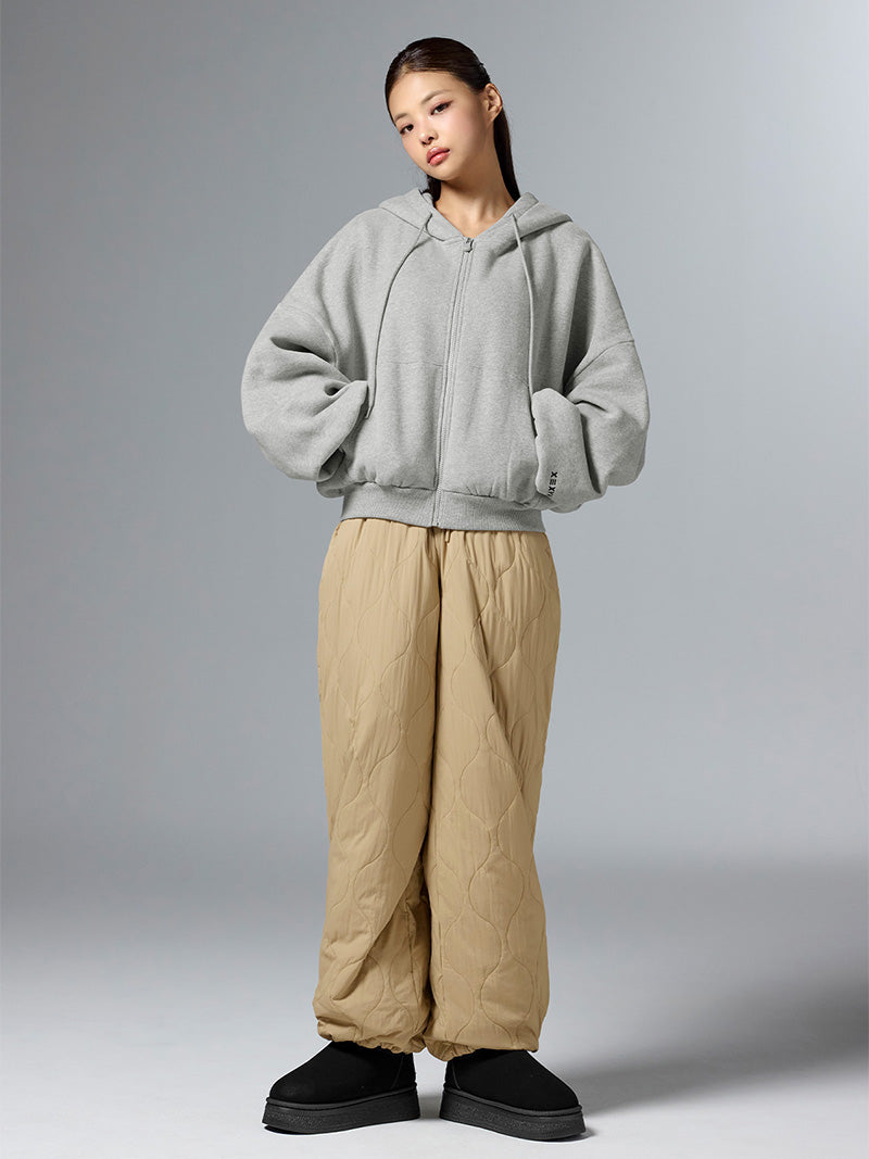 【裏起毛】XA5127N ナッピングフード付きジップアップ