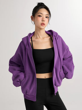 【裏起毛】XA5127N ナッピングフード付きジップアップ