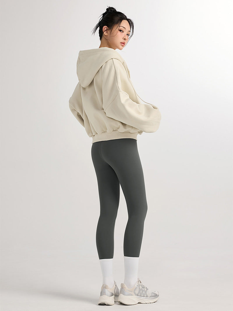 【裏起毛】XA5127N ナッピングフード付きジップアップ