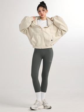 【裏起毛】XA5127N ナッピングフード付きジップアップ